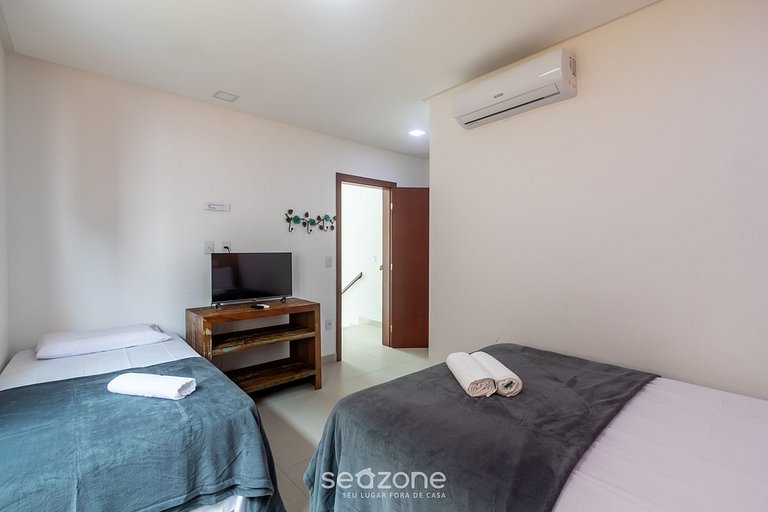 Casa c/ piscina a 180m da Praia em Arraial PBR0003