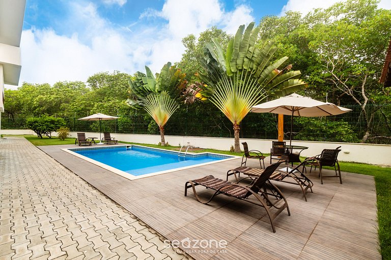 Casa c/ piscina a 180m da Praia em Arraial PBR0003