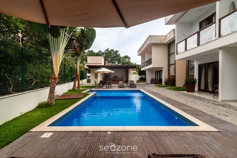 Casa c/ piscina 180m de Playa en Arraial PBR0003