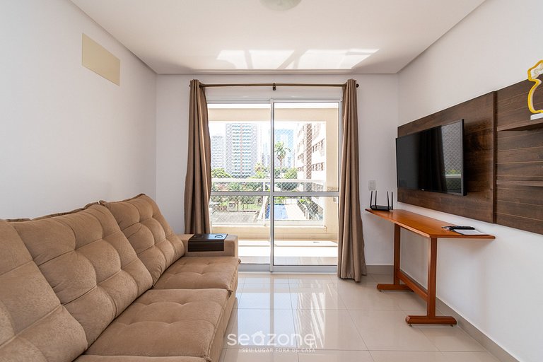 311 Apto de 2Qts, Mobiliado com WI-Fi no Ed The Expression