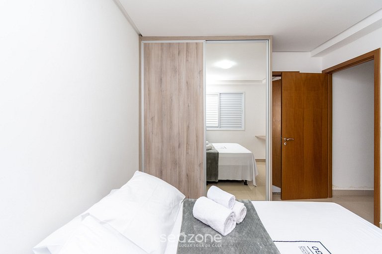 311 Apto de 2Qts, Mobiliado com WI-Fi no Ed The Expression