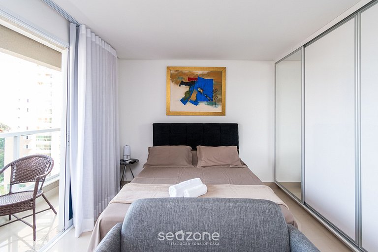 TH606 Studio estiloso, completo e mobiliado - Setor Bueno