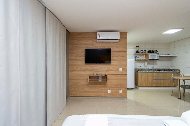 TH608 Charmoso Studio no 6 andar no Setor Bueno - Completo