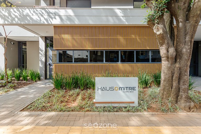 Moderno en edificio c/ piscina, Campo Belo HMC0320