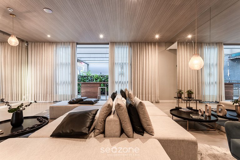 Estudio en cond c/ piscina en República/SP THK1902