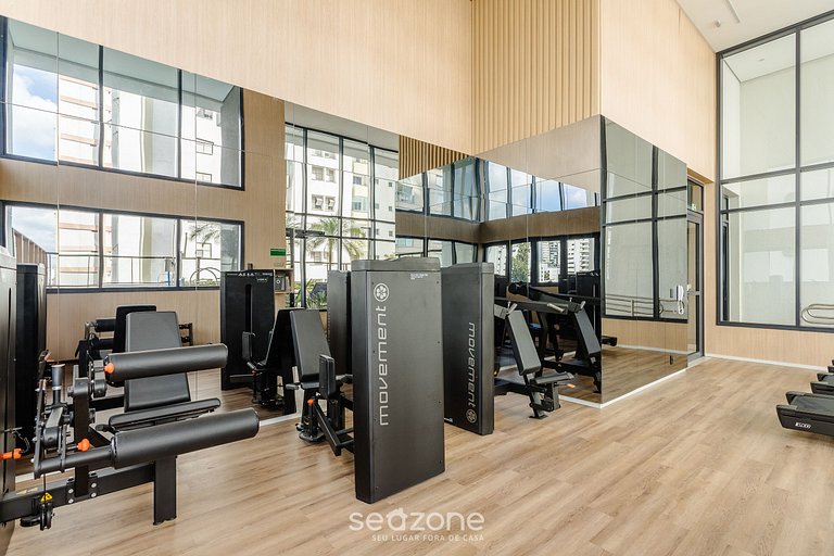 Studio en edificio c/ piscina, Campo Belo HMC0320