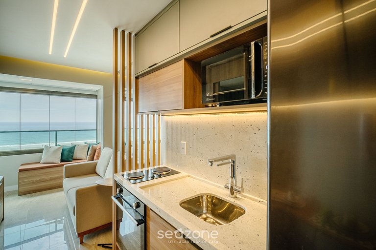 Hermoso apto c/ vista al mar y piscina SOA0909