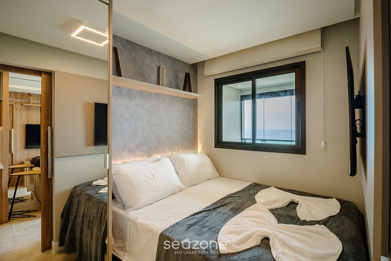 Hermoso apto c/ vista al mar y piscina SOA0909