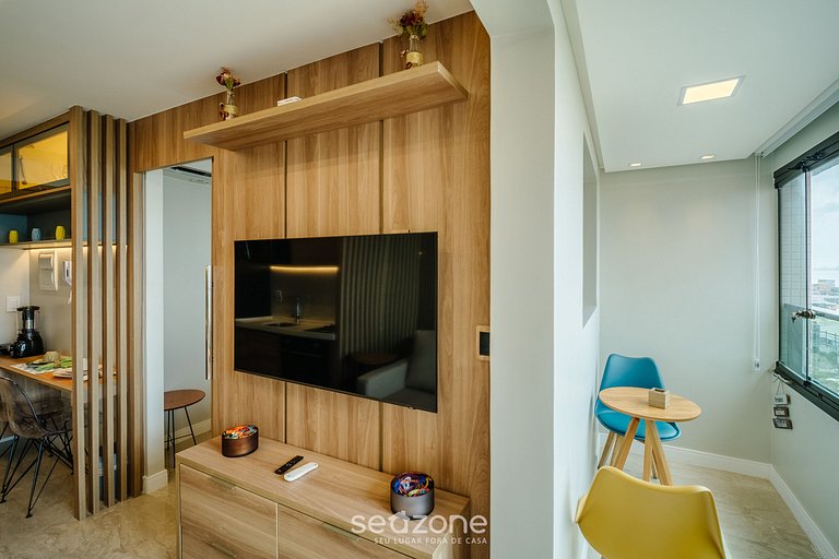 Lindo Apto Vista Mar c/ Piscina SOA0909