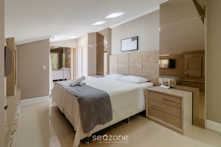 Apartamento c/ Churrasqueira 160m da Praia RGL0304