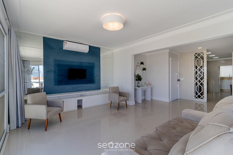 Apartamento c/ Churrasqueira 160m da Praia RGL0304