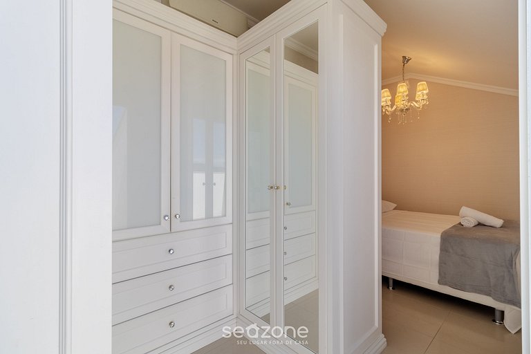 Apartamento c/ Churrasqueira 160m da Praia RGL0304