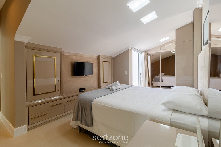 Apartamento c/ Churrasqueira 160m da Praia RGL0304