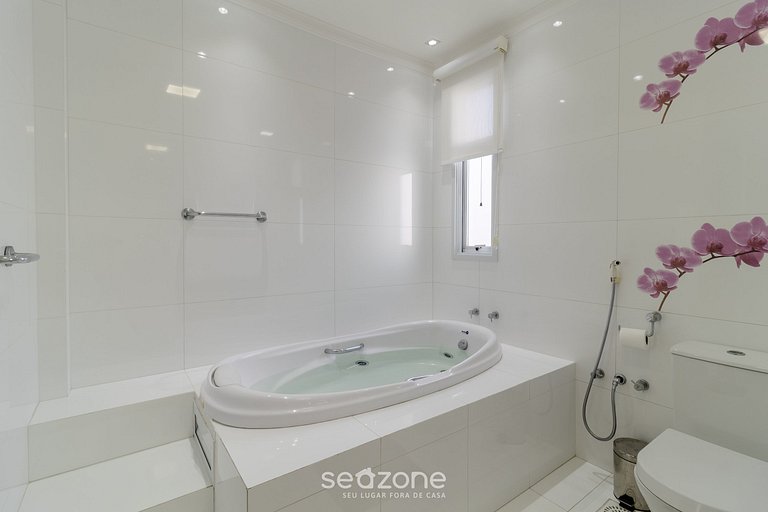 Apartamento c/ Churrasqueira 160m da Praia RGL0304