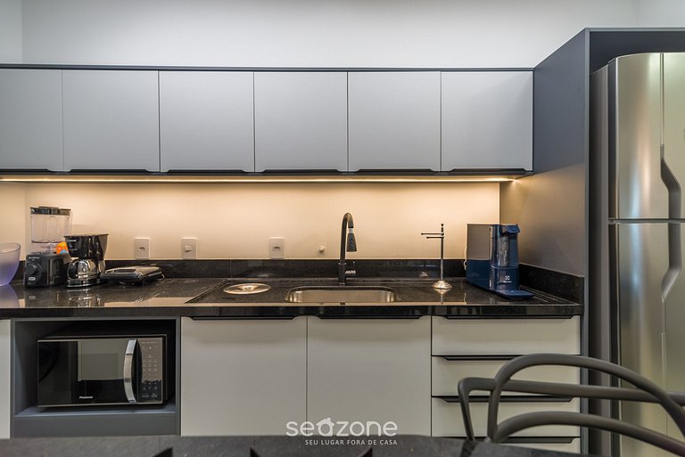 Apto en Cond. c/ piscina 400 m de la playa TDB0101