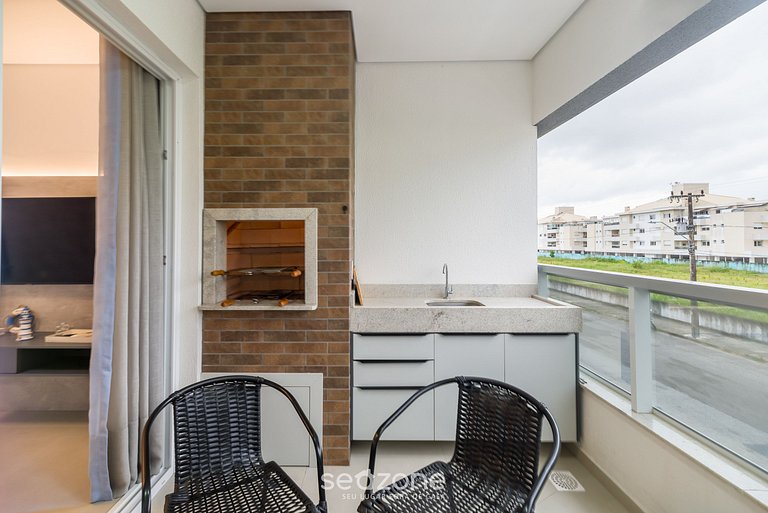 Apto en Cond. c/ piscina 400 m de la playa TDB0101