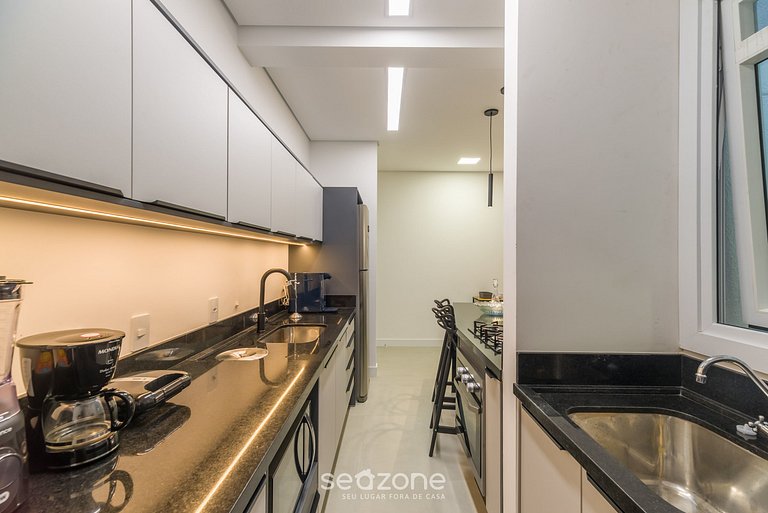 Apto en Cond. c/ piscina 400 m de la playa TDB0101