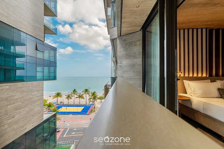 Hermoso estudio con piscina frente al mar NWT0807