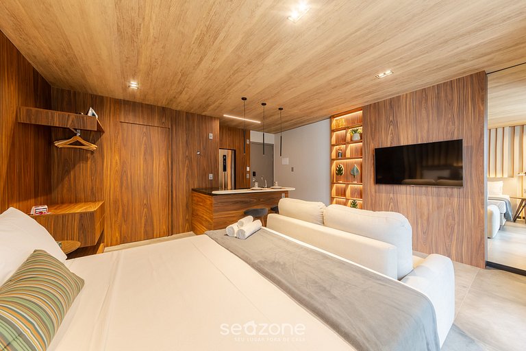 Belo Estúdio c/ Piscina na Orla NWT0807