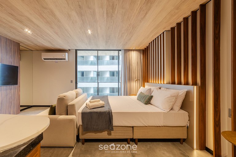 Belo Estúdio c/ Piscina na Orla NWT0807