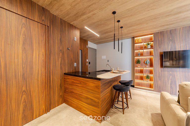 Belo Estúdio c/ Piscina na Orla NWT0807