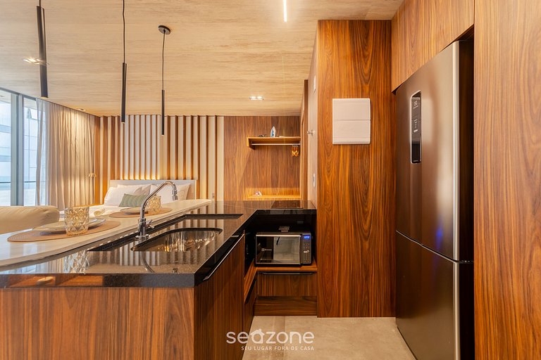 Hermoso estudio con piscina frente al mar NWT0807