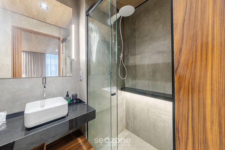 Belo Estúdio c/ Piscina na Orla NWT0807