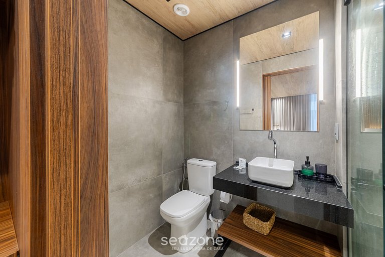 Hermoso estudio con piscina frente al mar NWT0807