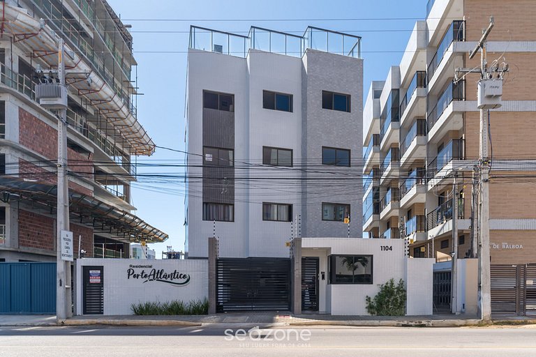 Apto a 2 min da Praia em cond. c/ piscina PTA0104