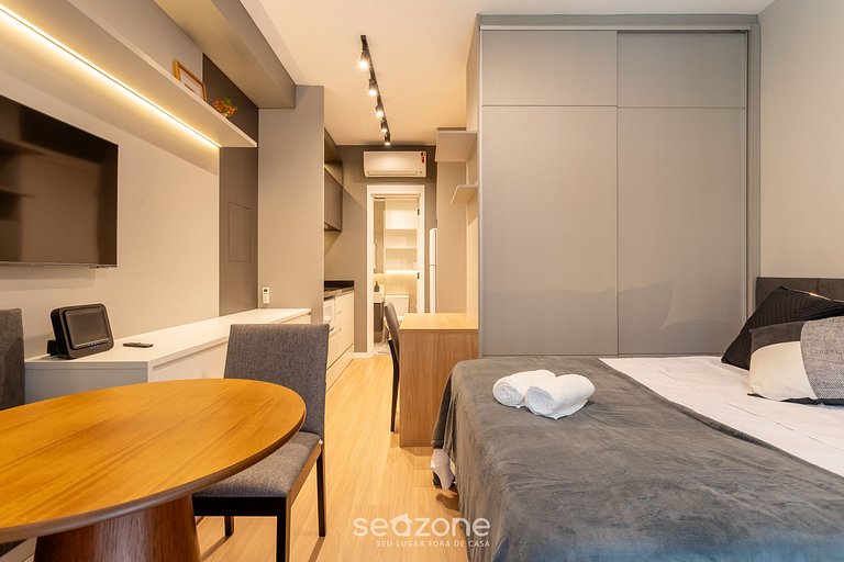 Estudio moderno en cond Ecos Vila Madalena EVM1012