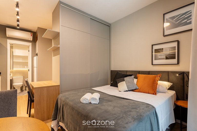 Estudio moderno en cond Ecos Vila Madalena EVM1012