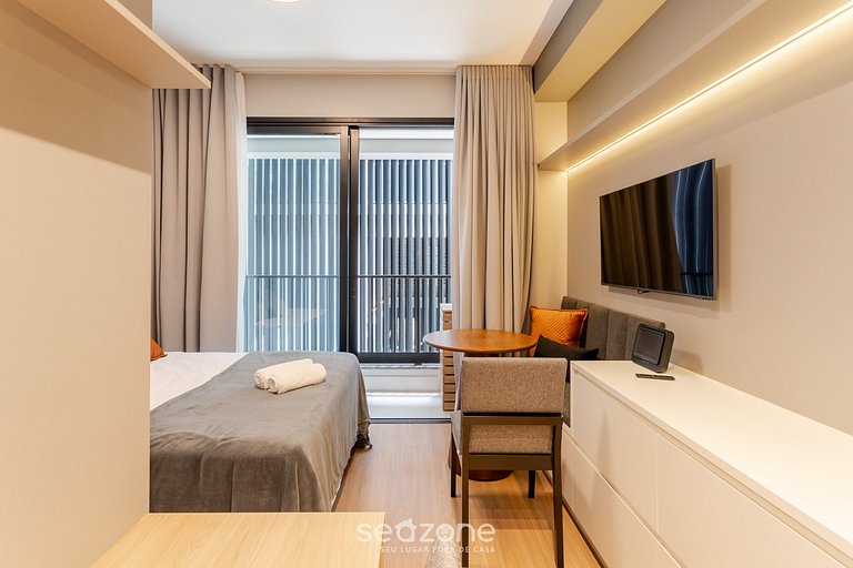 Estudio moderno en cond Ecos Vila Madalena EVM1012