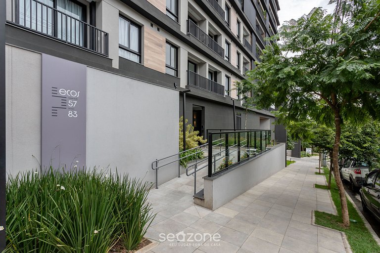 Estudio moderno en cond Ecos Vila Madalena EVM1012