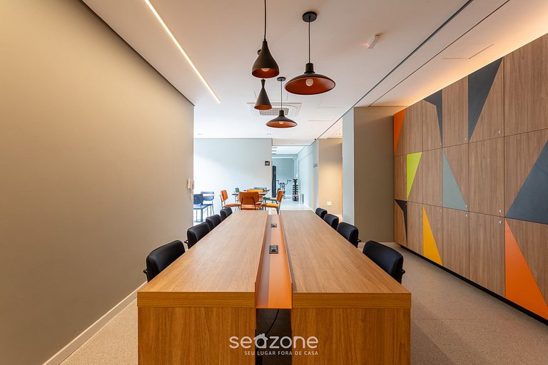 Estudio moderno en cond Ecos Vila Madalena EVM1012