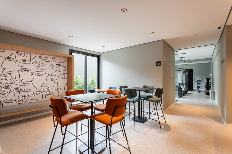 Estudio moderno en cond Ecos Vila Madalena EVM1012