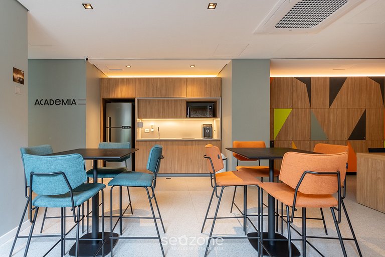 Estudio moderno en cond Ecos Vila Madalena EVM1012