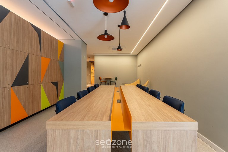 Estudio moderno en cond Ecos Vila Madalena EVM1012