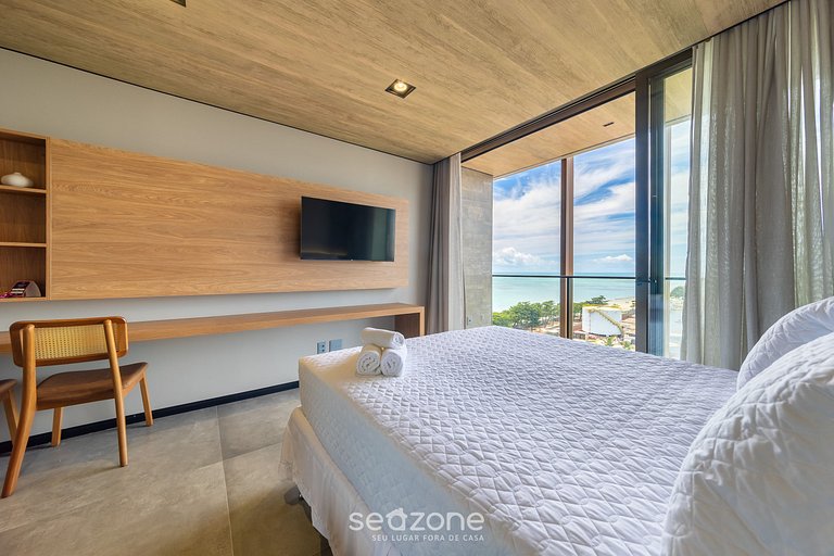 Conforto Vista Lateral Mar na Orla NWT1113