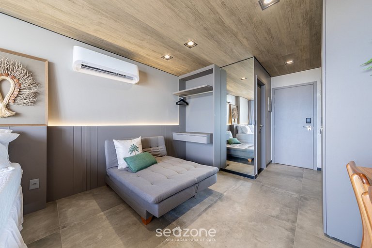 Estudio vista lateral al mar en el borde NWT1113