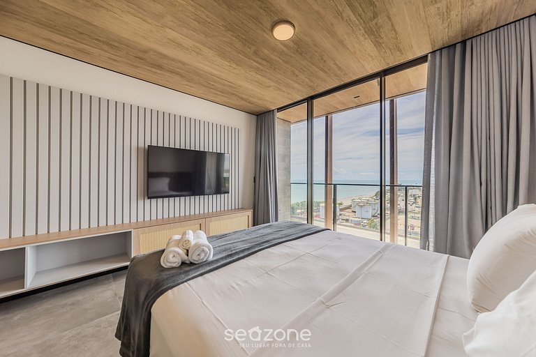 Hermoso estudio con vista lateral al mar - NWT1323