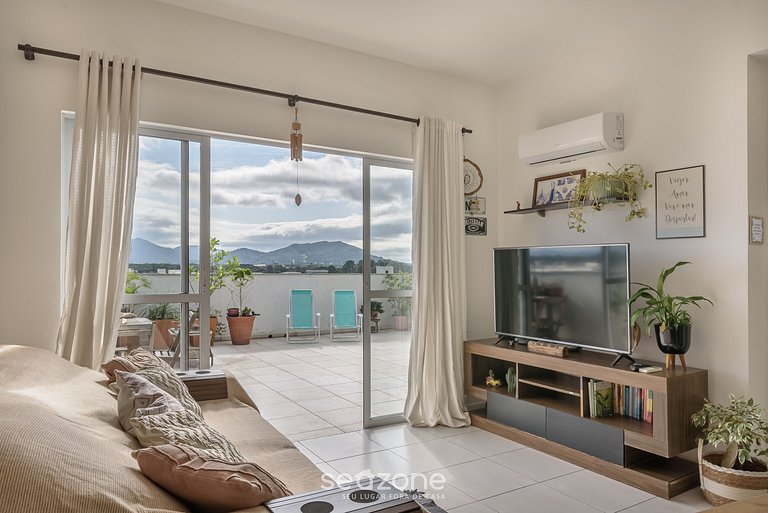 Apt c/Cobertura Prox. à Praia em Floripa- CRI0301