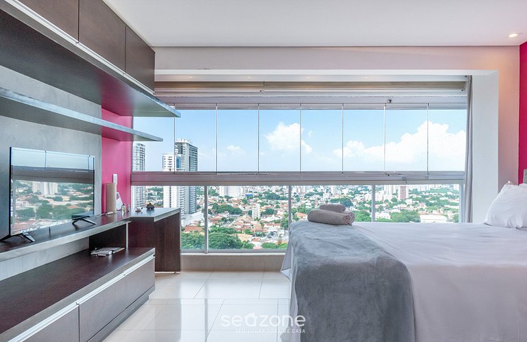 TH1804 Flat completo e mobiliado no Ed The Expression