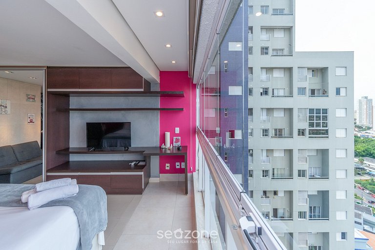 TH1804 Flat completo e mobiliado no Ed The Expression