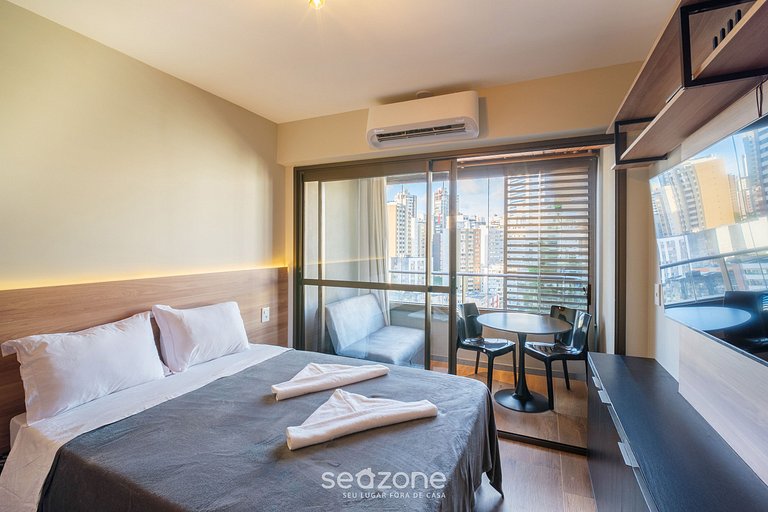 Estudio en Edificio con Piscina en Barra EUB1602