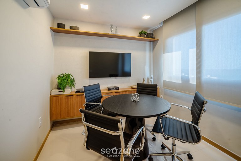 Apart en condominio c/ gim en Ondina HOA0906