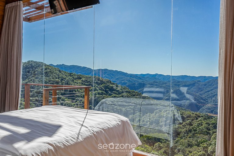 Charmosa cabana na serra c/jacuzzi VST014