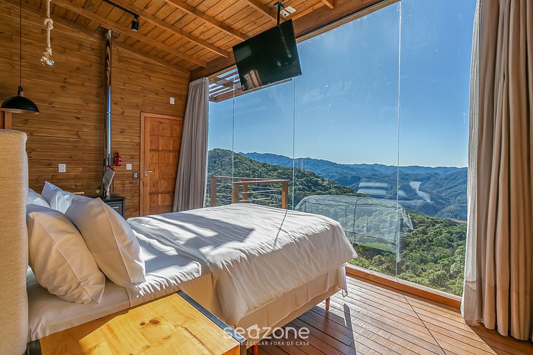 Charmosa cabana na serra c/jacuzzi VST014