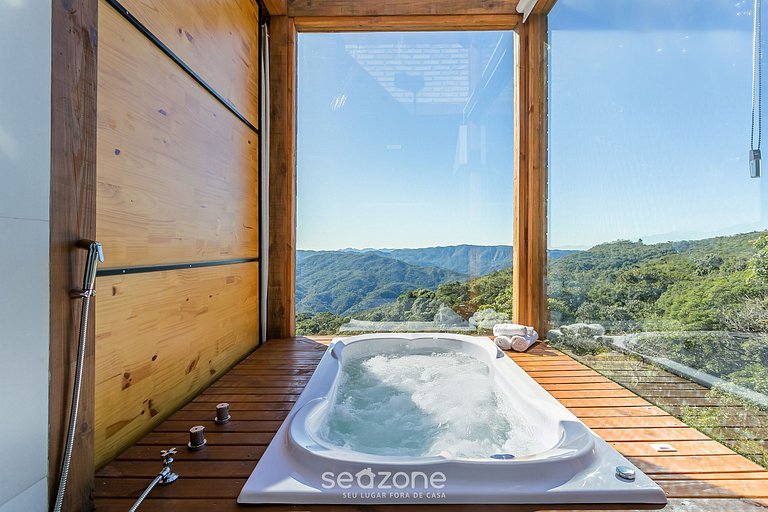 Encantadora cabaña en la montaña c/jacuzzi VST014