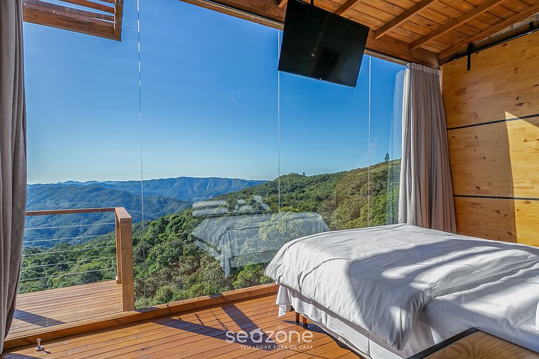 Charmosa cabana na serra c/jacuzzi VST014