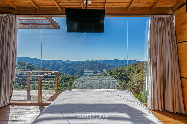 Encantadora cabaña en la montaña c/jacuzzi VST014